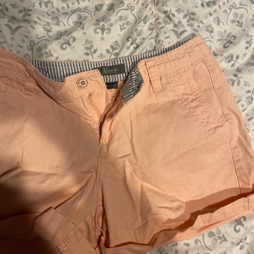 Women’s pink naturals shorts . Hiking shorts.
